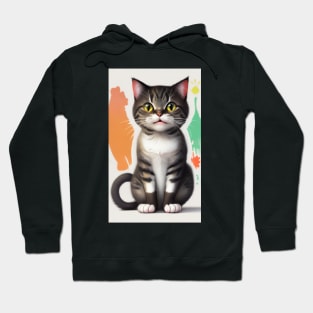 funny cat Hoodie